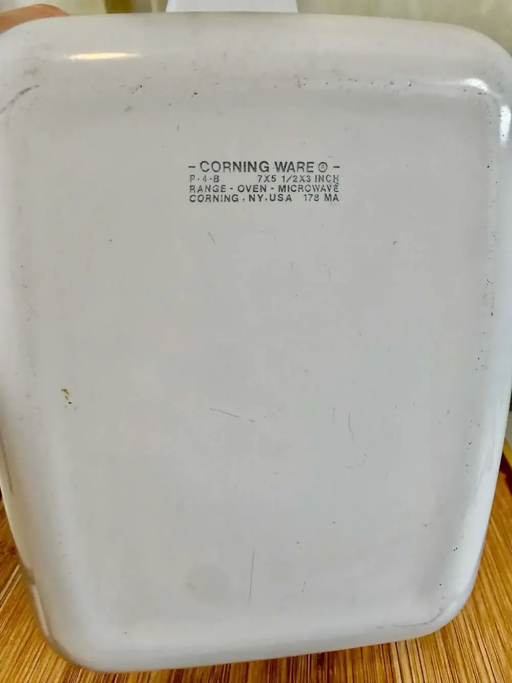 Vintage Corning Ware Spice of Life P-4-B Loaf Pan Le Persil La Sauge NO LID